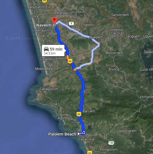Palolem to Navelim