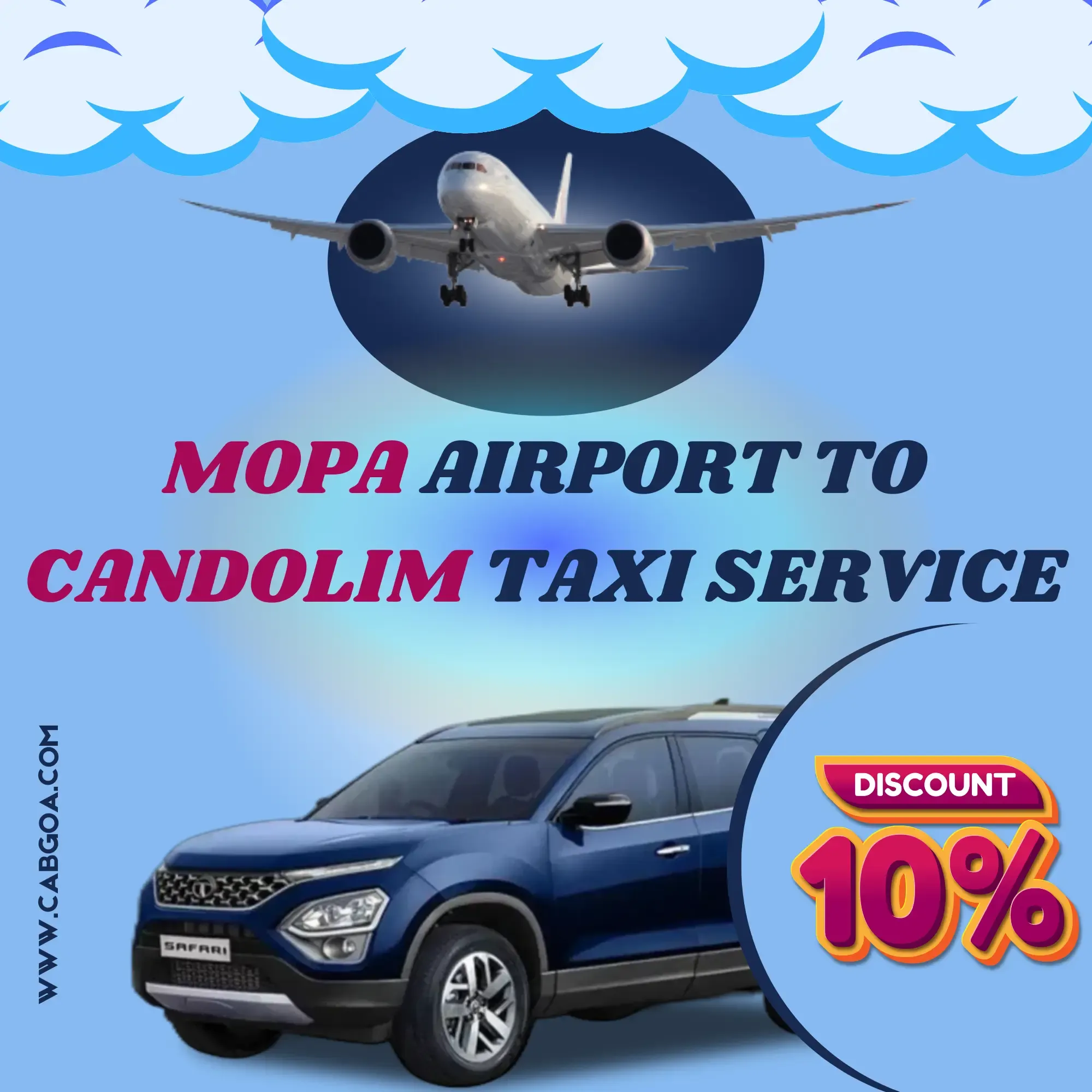 Mopa Airport to Candolim Taxi Service