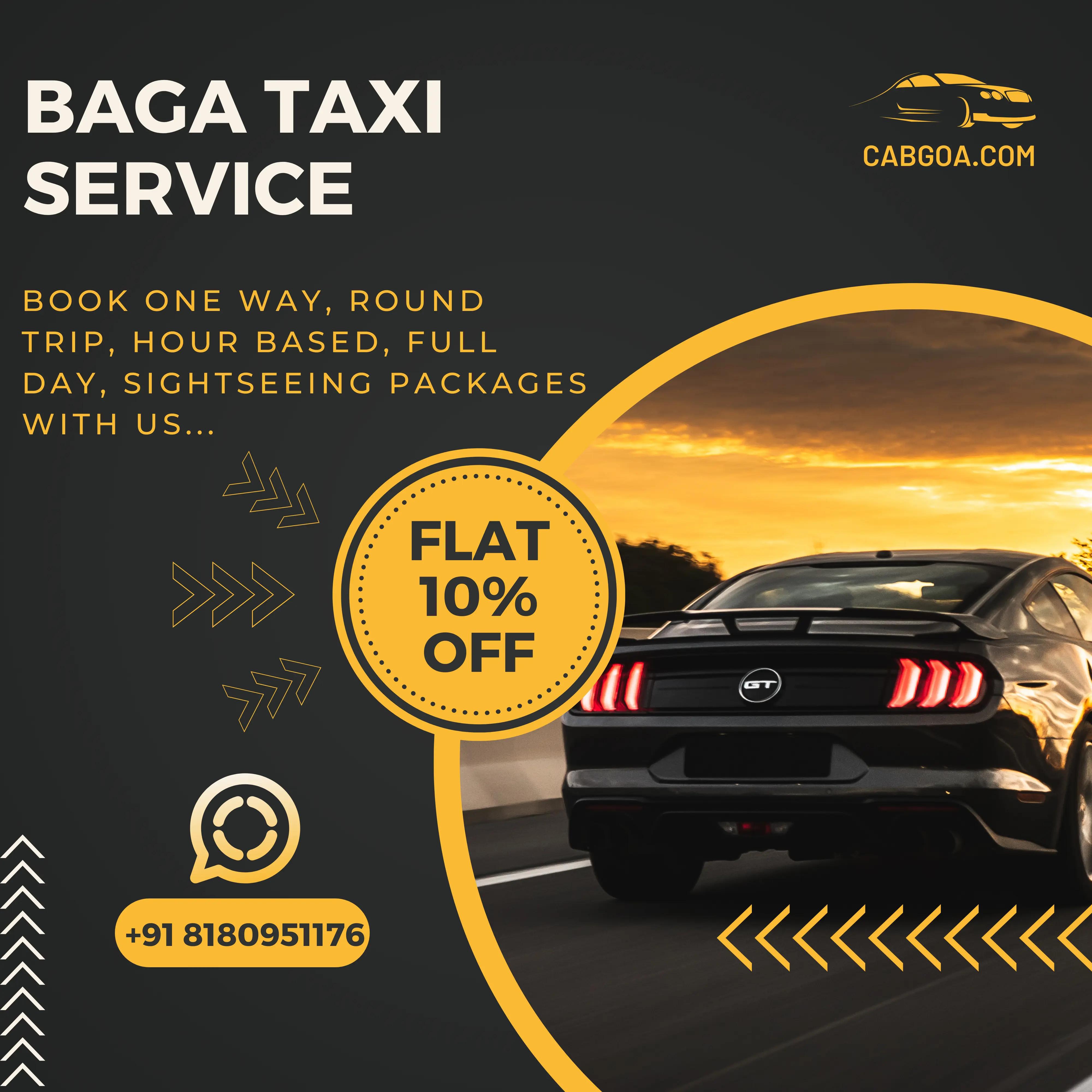 Baga - Cab Goa pickup location sightseeing spot. Showing real photo from Baga. Image 3 of 4.