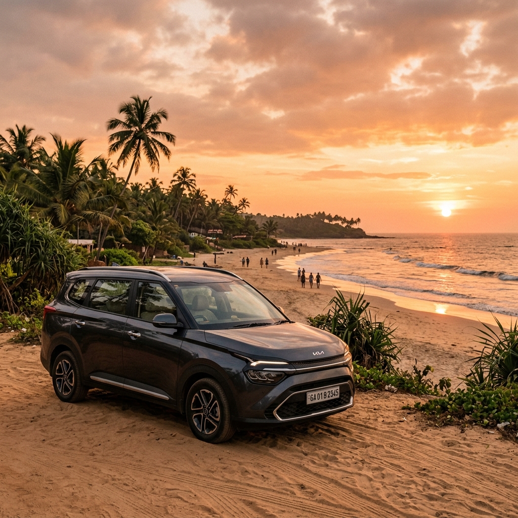 Kia Carens premium SUV taxi service Goa