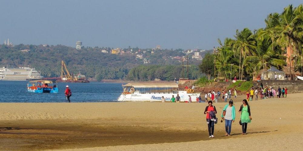 Miramar - Cab Goa pickup location sightseeing spot. Showing real photo from Miramar. Image 5 of 6.