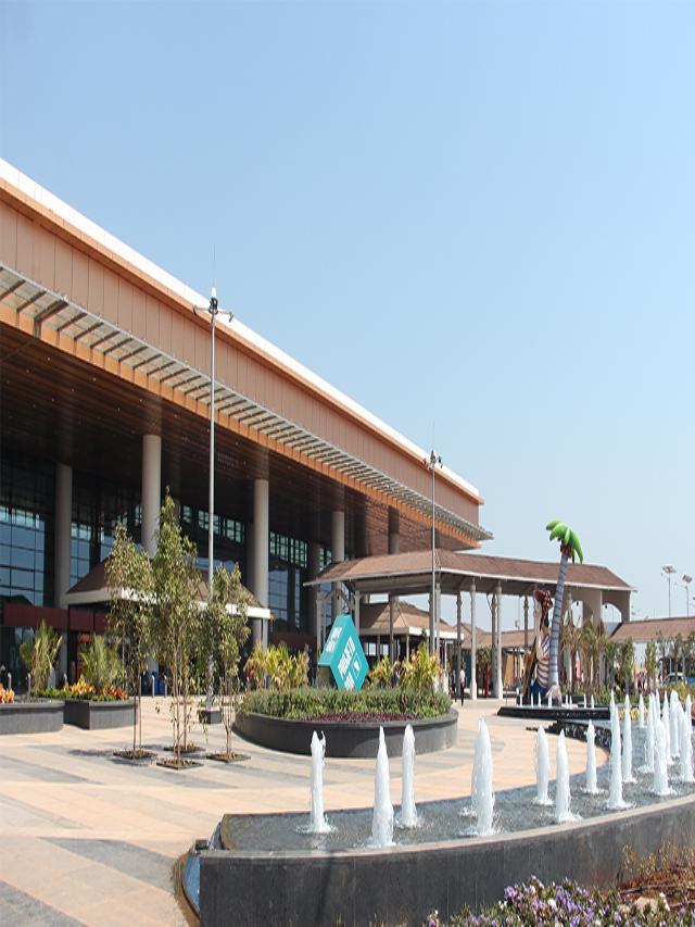 Mopa Airport - Cab Goa pickup location sightseeing spot. Showing real photo from Mopa Airport. Image 5 of 7.