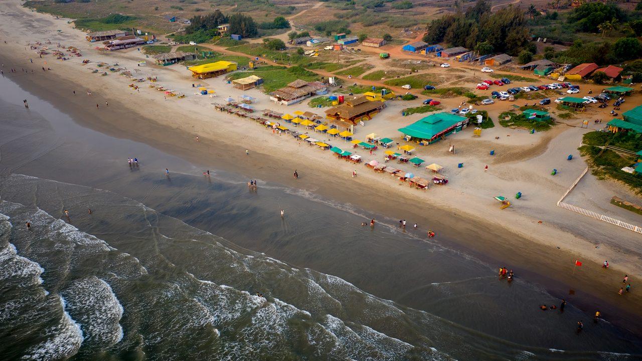 Morjim - Cab Goa pickup location sightseeing spot. Showing real photo from Morjim. Image 5 of 6.