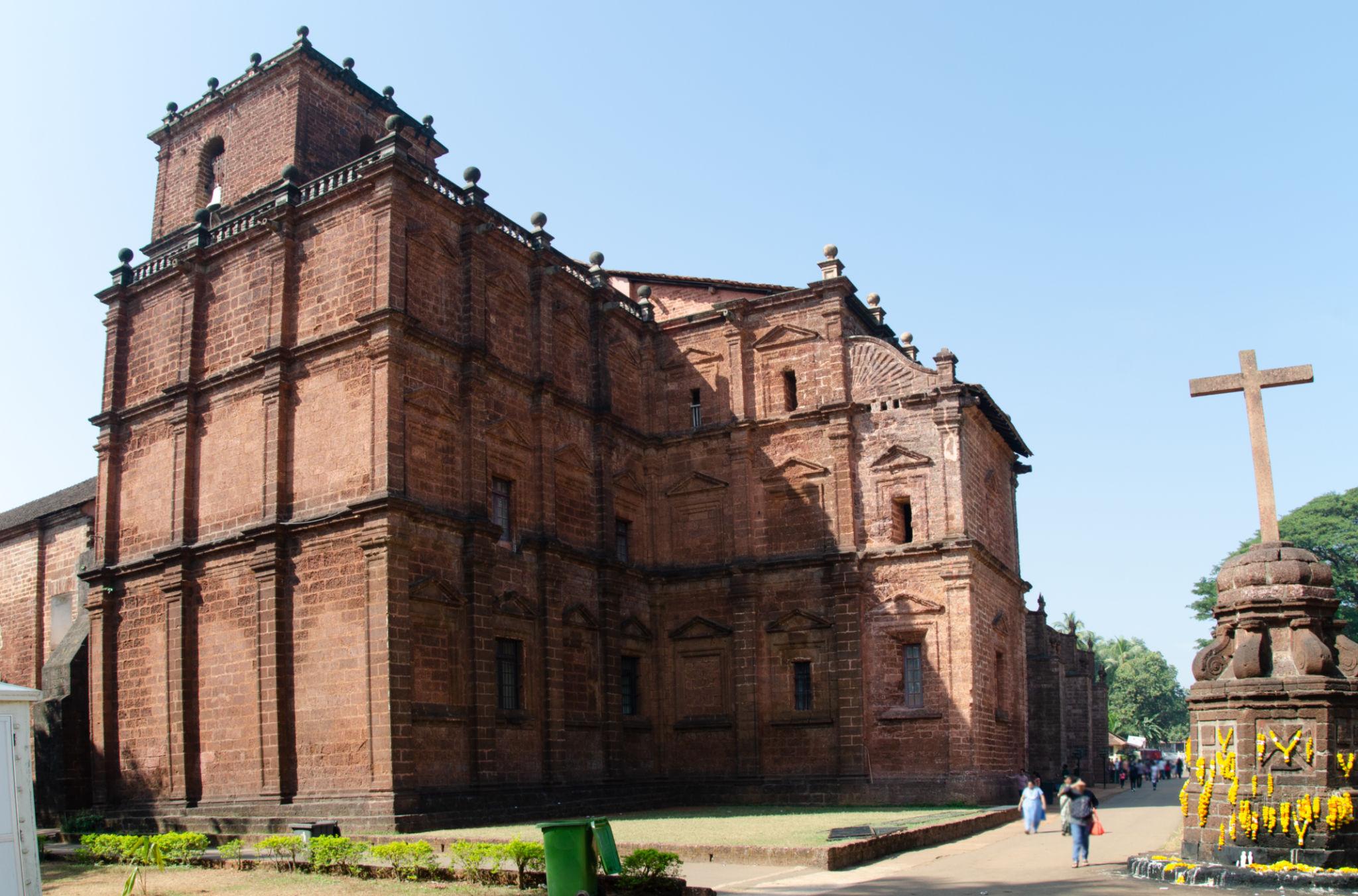 Basilica of Bom Jesus Old Goa - Historic Baroque church and UNESCO World Heritage site.