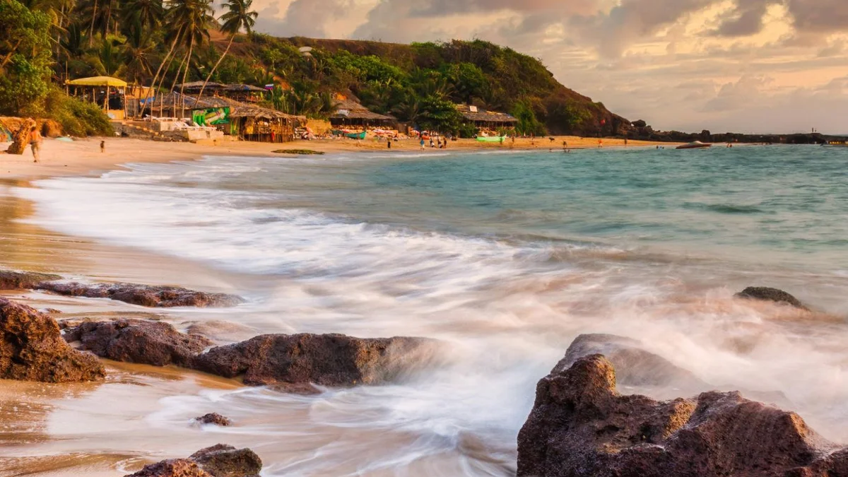 Flea market near Anjuna Beach