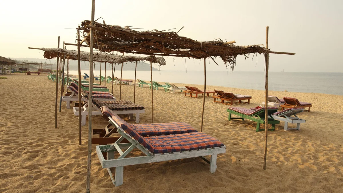 Scenic Candolim Beach in Goa