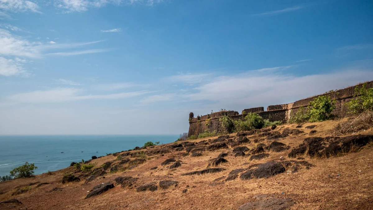 Panoramic view from Chapora Fort Goa