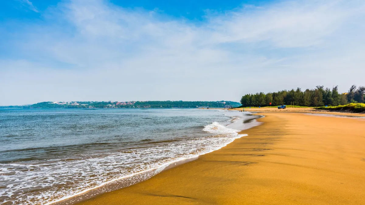 Miramar Beach Mandovi River Mouth