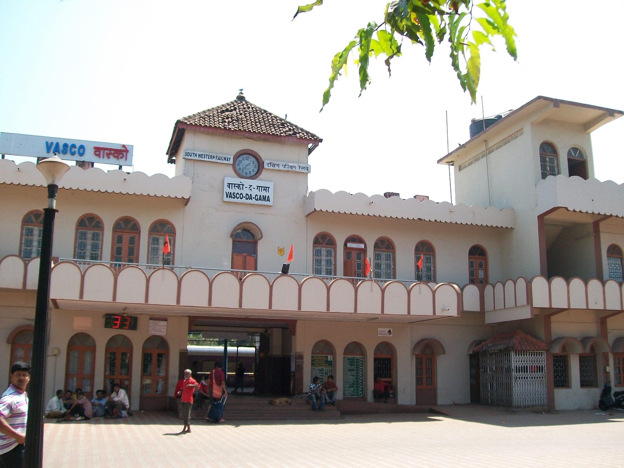 Vasco Rly Station - Cab Goa pickup location sightseeing spot. Showing real photo from Vasco Rly Station. Image 1 of 5.
