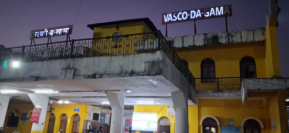 Vasco Rly Station - Cab Goa pickup location sightseeing spot. Showing real photo from Vasco Rly Station. Image 4 of 5.